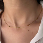 Golden Dots Necklace