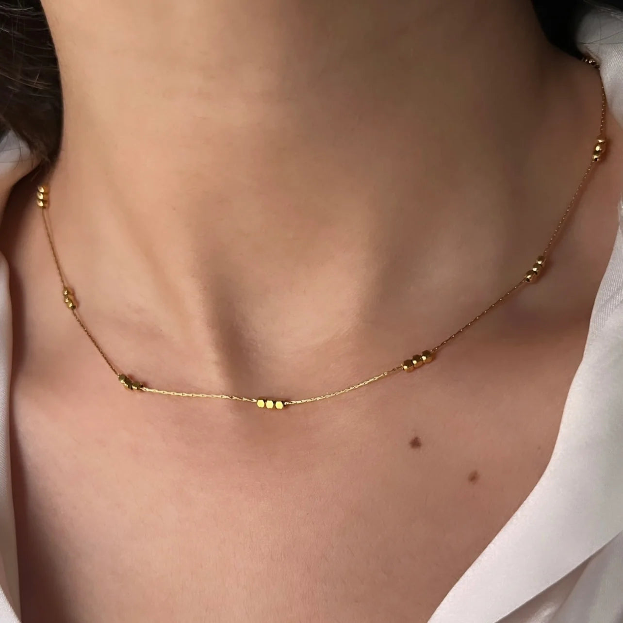 Golden Dots Necklace