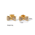 Luxe Bow Studs