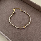 Heart-tennis Bracelet