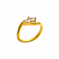 Diadem Solitaire Ring