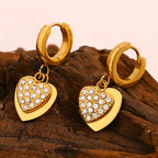 Heart Stack Earrings