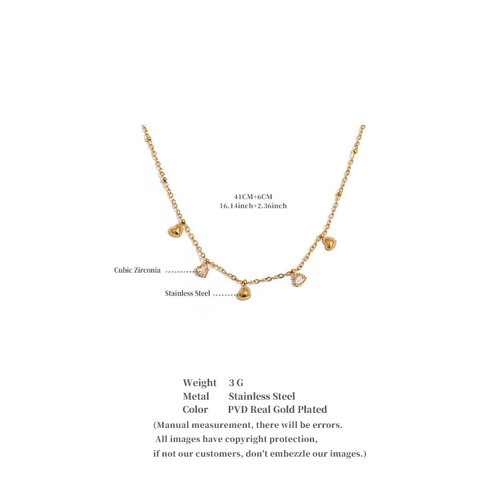 All My Hearts Necklace