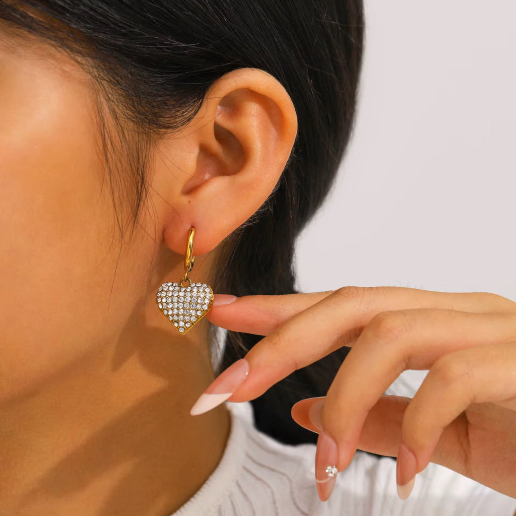 Luxe Heart Earrings