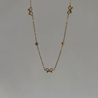 Bow Drip Necklace