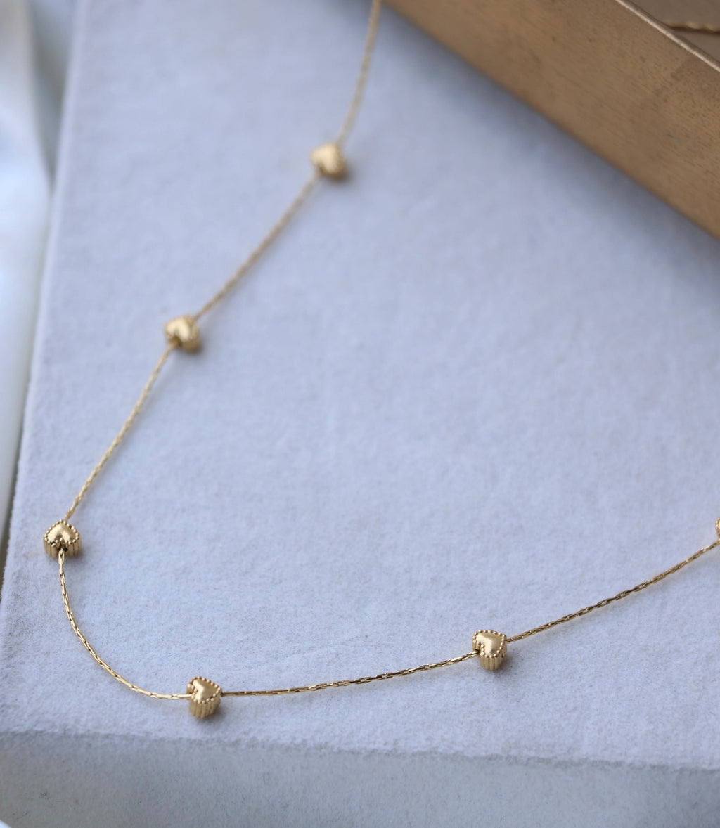 Blush Heart Necklace