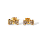 Luxe Bow Studs