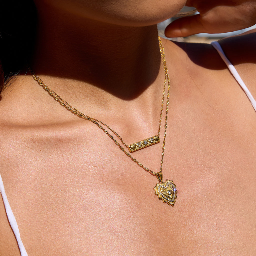 Vintage Heart Necklace