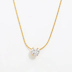Heart Solitaire Necklace