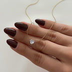 Heart Solitaire Necklace