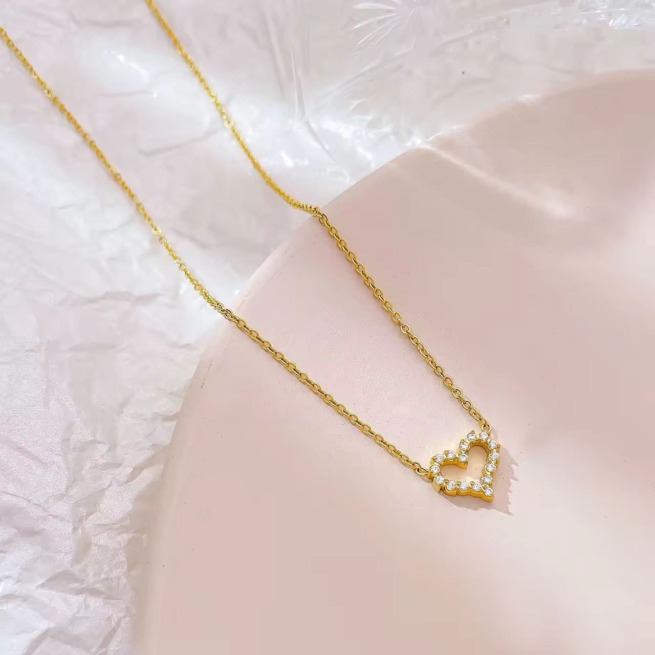 Pixel Heart Necklace