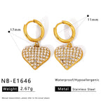 Luxe Heart Earrings