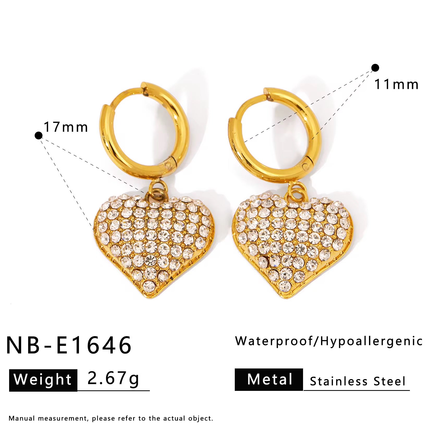 Luxe Heart Earrings