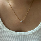 Jade Solitaire Necklace