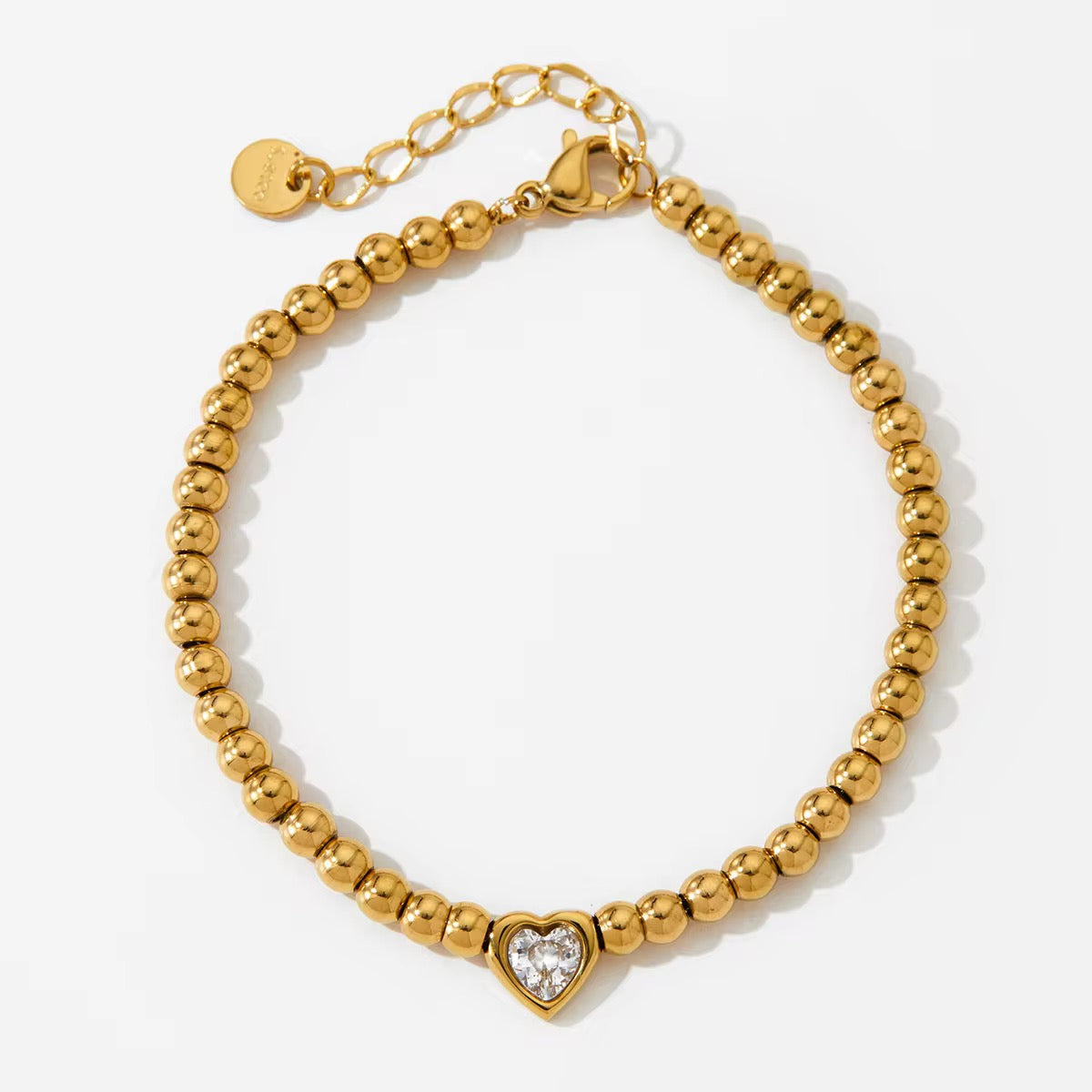 Heart-Bead Bracelet