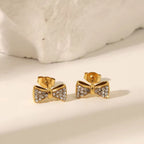 Luxe Bow Studs