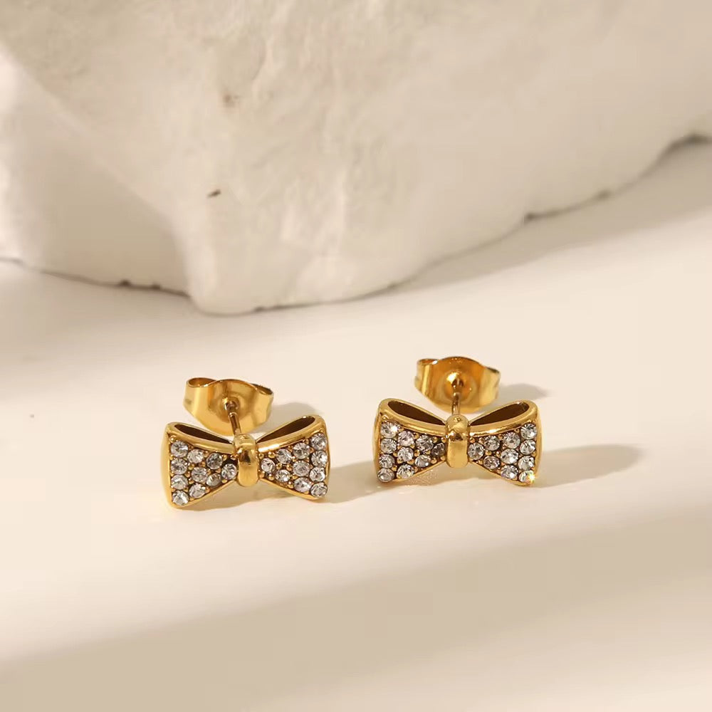 Luxe Bow Studs