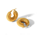 Chunky Spiral Earrings