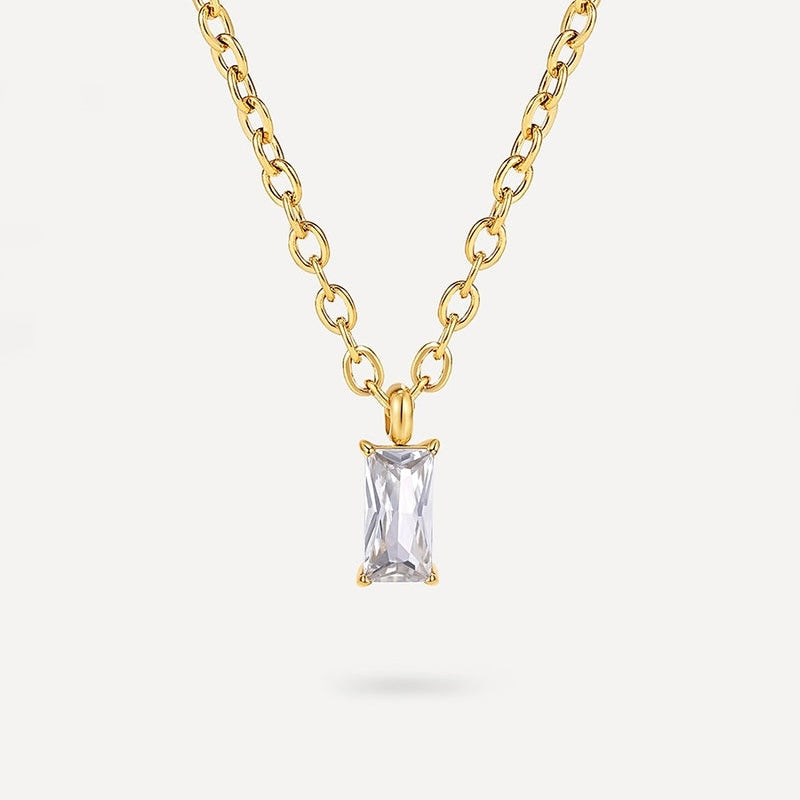 Ray Solitaire Necklace