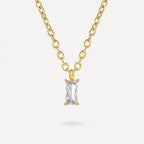 Ray Solitaire Necklace