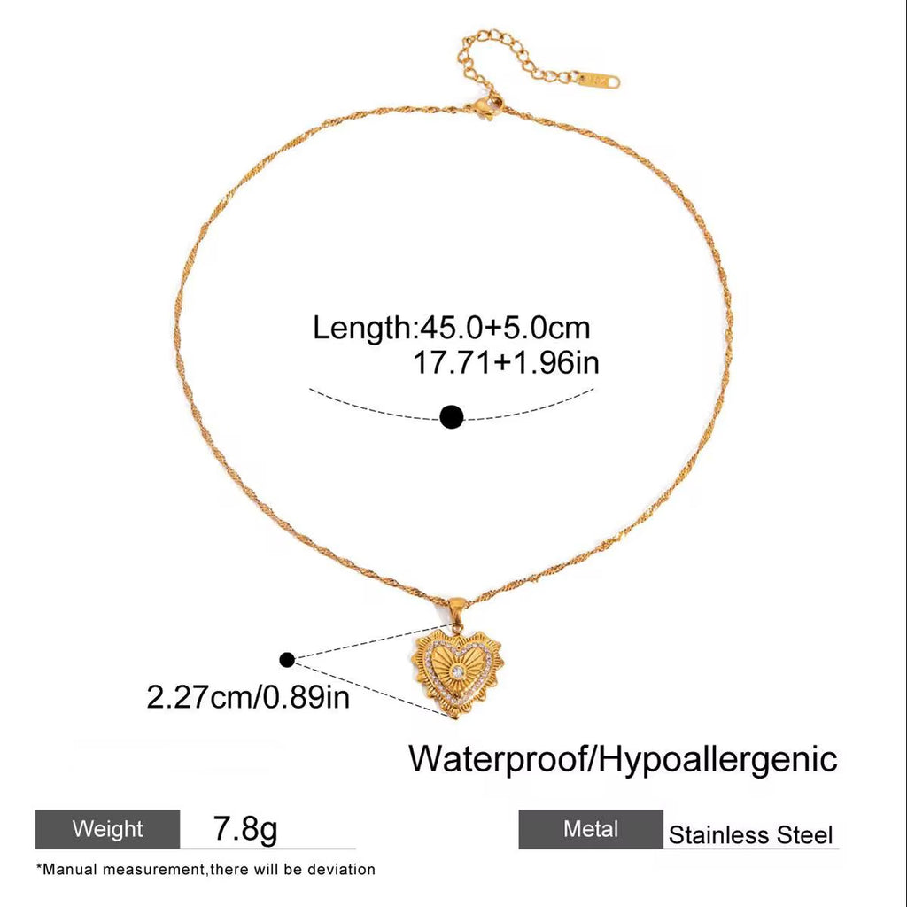 Vintage Heart Necklace