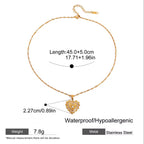 Vintage Heart Necklace