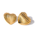 Heart-shell Earrings
