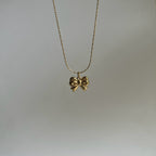 Twin Bow Necklace