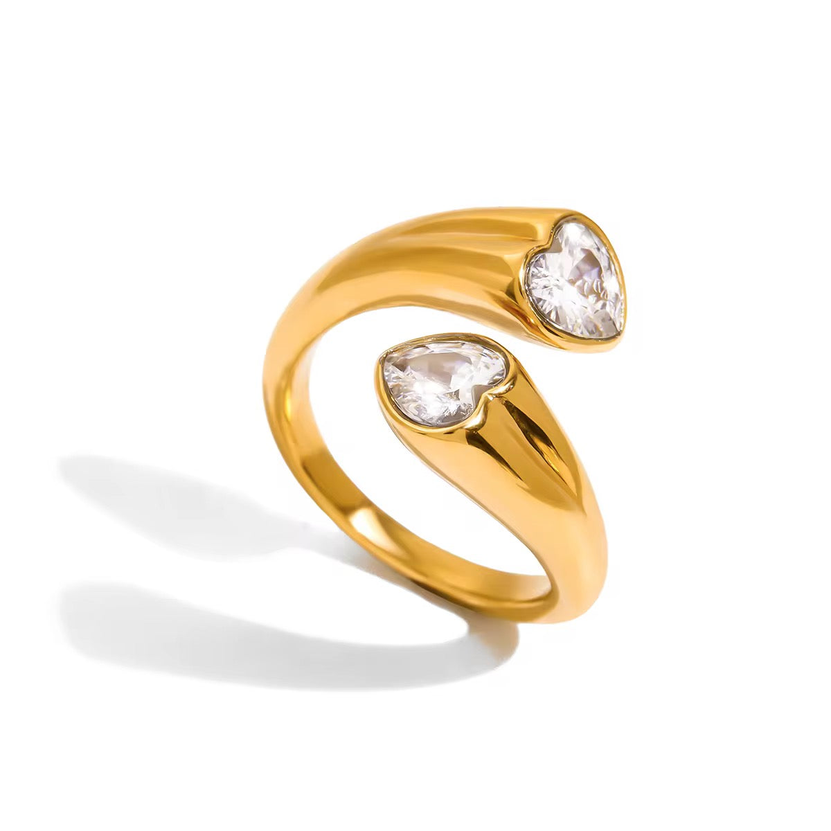 Dual Heart Ring