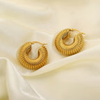 Chunky Spiral Earrings