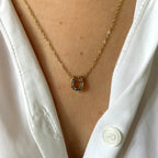 Rainbow Horse-shoe Necklace