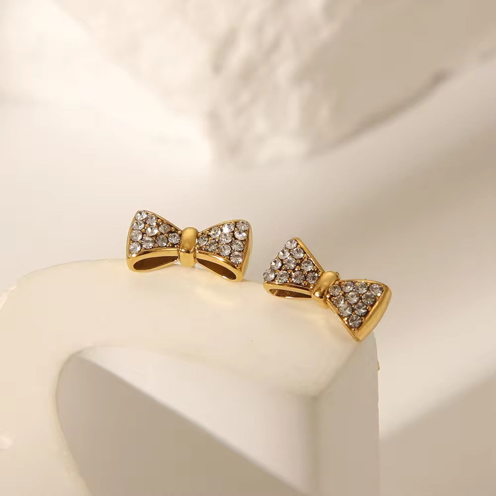 Luxe Bow Studs