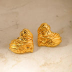 Chunky Ruffled Earrings