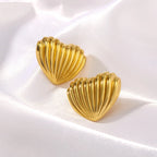 Heart-shell Earrings