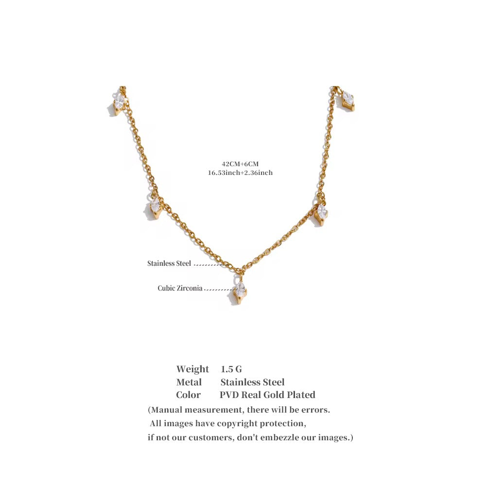 Marquise Diamond Necklace