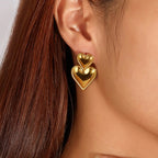 Double Heart Earrings