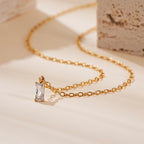 Ray Solitaire Necklace