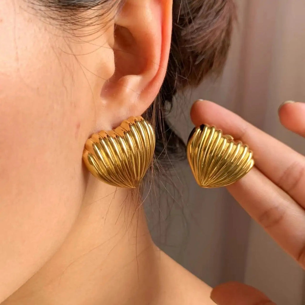 Heart-shell Earrings