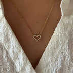 Pixel Heart Necklace