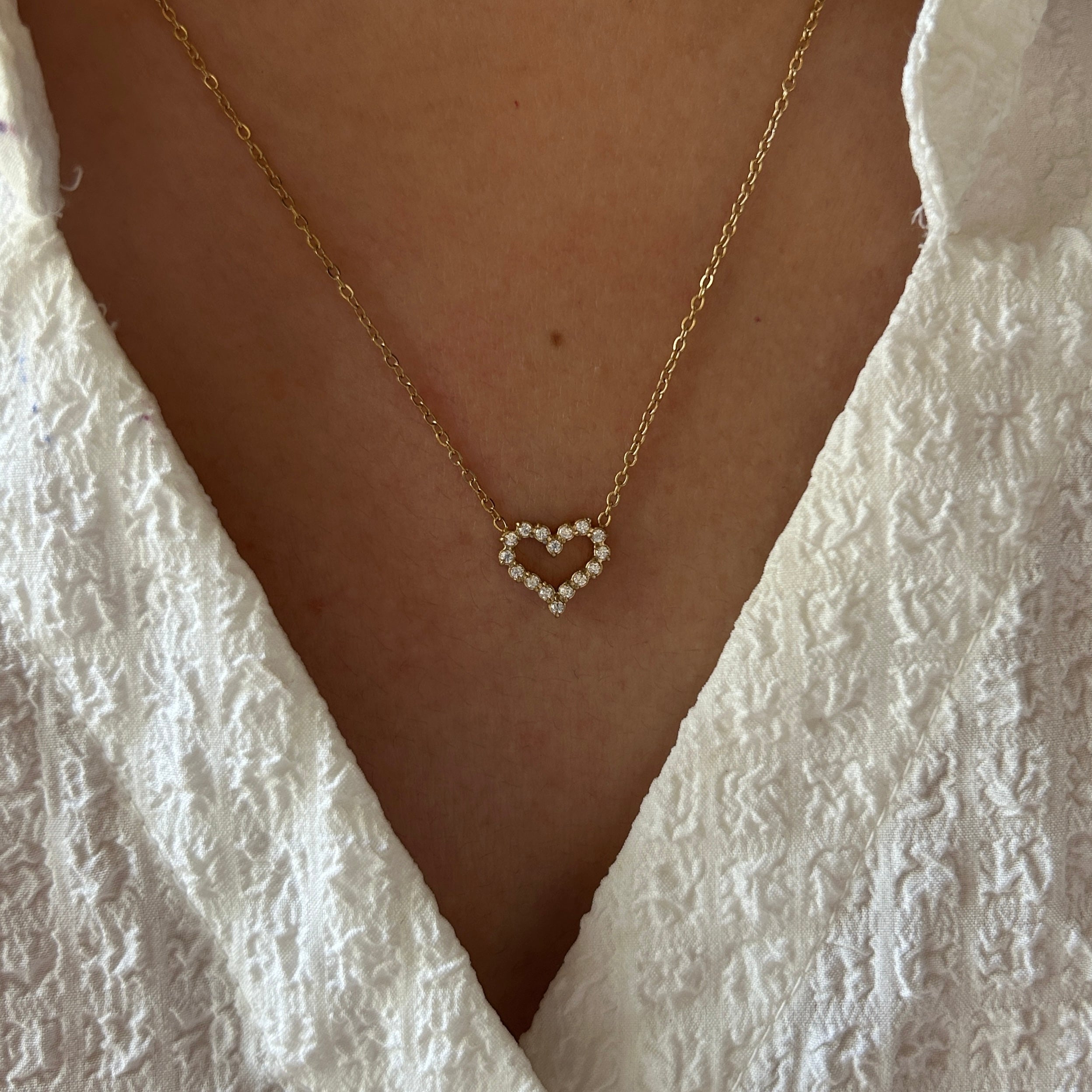 Pixel Heart Necklace
