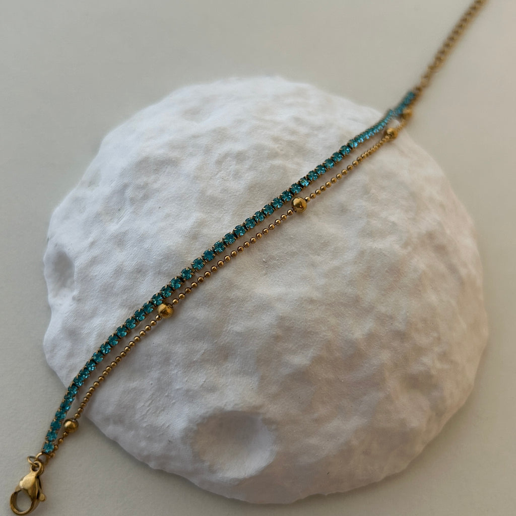 Ocean Mist Tennis Bracelet