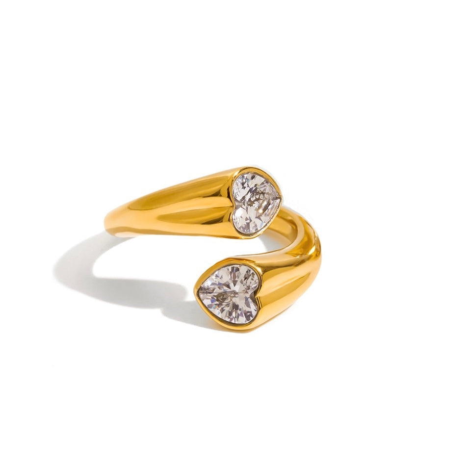 Dual Heart Ring