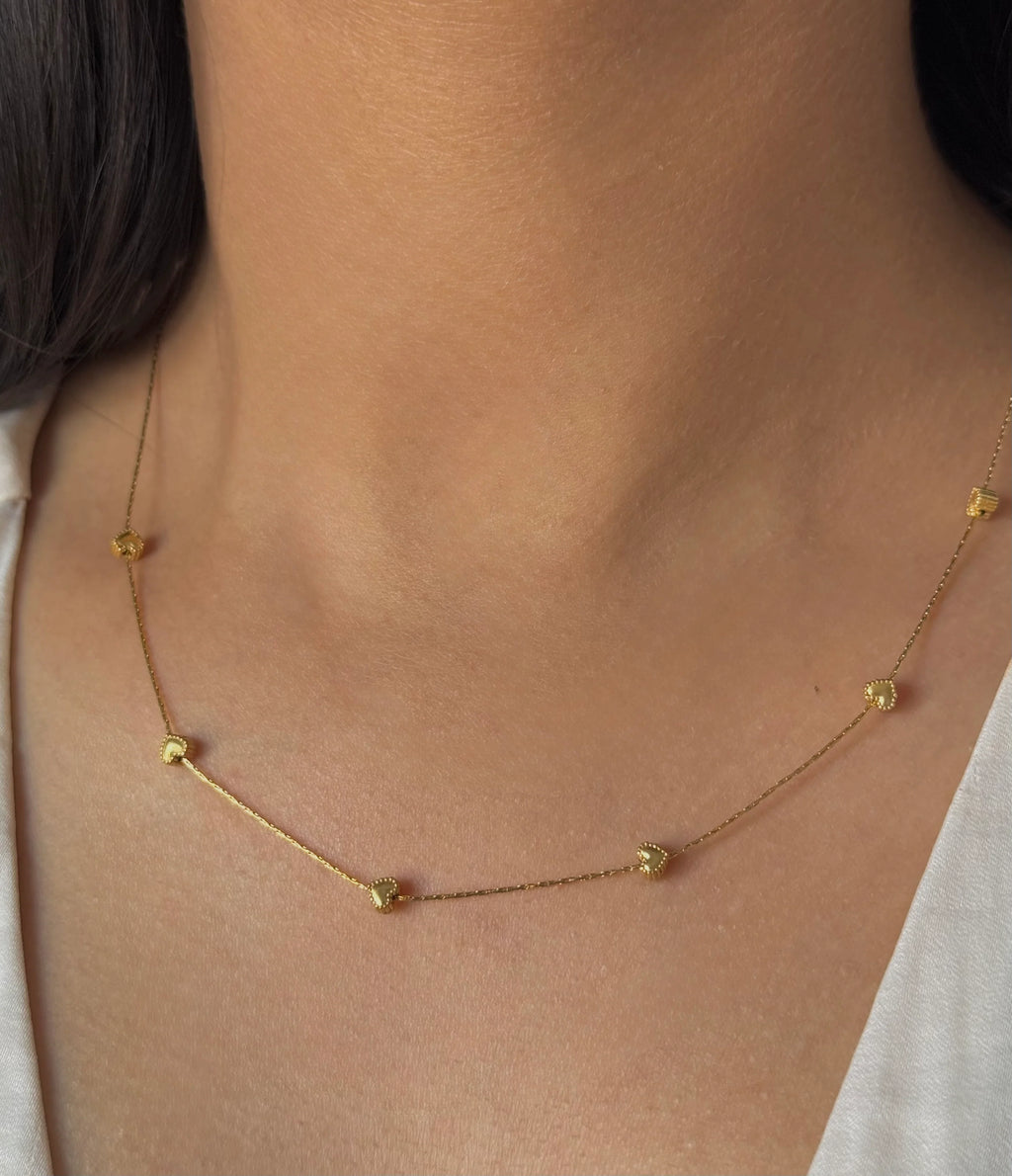 Blush Heart Necklace