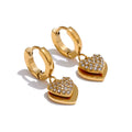 Heart Stack Earrings
